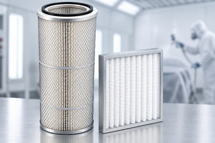 Filtros para cabinas de pintura